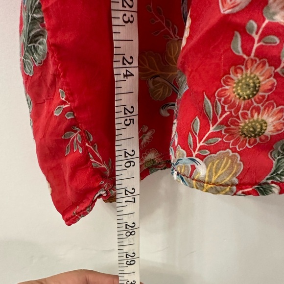 Tianello floral Print Blouse size Large - Picture 4 of 12